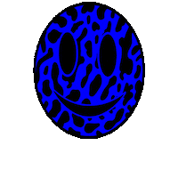 Happy Smiley Face Sticker by Blkchetah