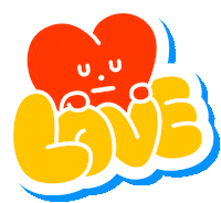 In Love Christmas Sticker by STICKY MONSTER LAB