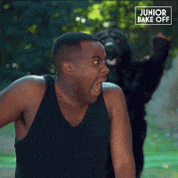 Scared Bake Off GIF by The Great British Bake Off