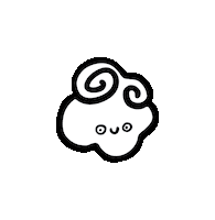 Cloud Frosting Sticker