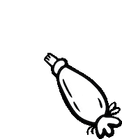 Cream Pipe Sticker