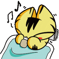 Cat Drinking Sticker