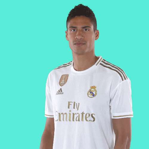 Raphael Varane Sport GIF by Real Madrid