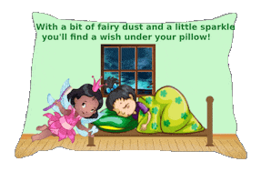 Sleepy Tooth Fairy Sticker