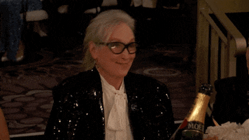 Happy Meryl Streep GIF by Golden Globes