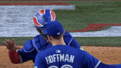 High Five Blue Jays GIF by Toronto Blue Jays