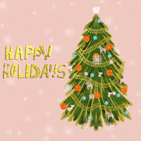 normajeanevela christmas happy holidays christmas tree normajeanestudio GIF