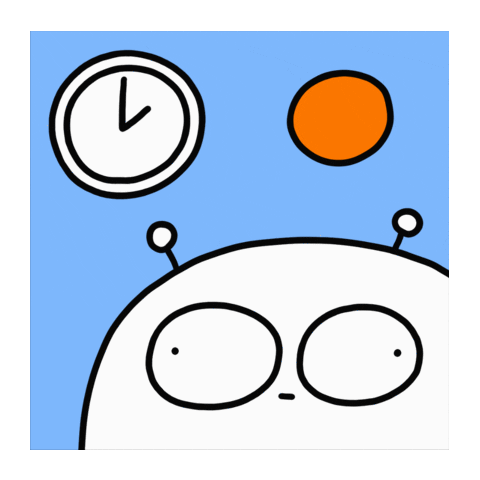 Time Caterpillar Sticker