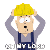 Oh My Lord Exit Sticker by South Park