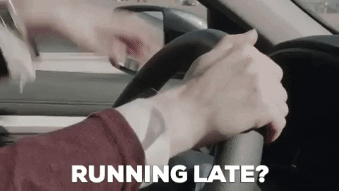 buyandsellabusiness giphygifmaker running late franchising late for work GIF
