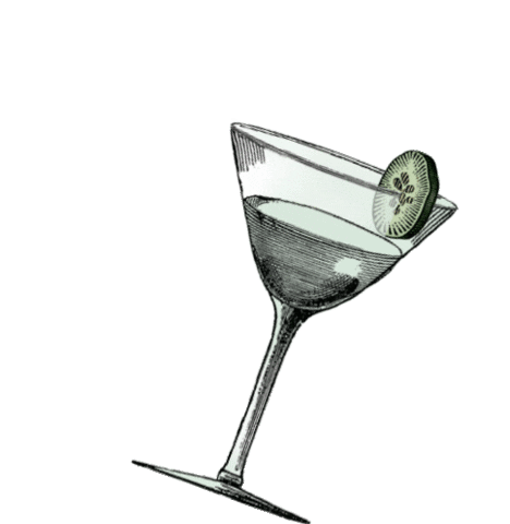 Gin And Tonic Bubble Sticker by HENDRICK'S GIN