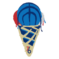 Summer Sixers Sticker by Philadelphia 76ers