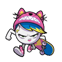 Toikido running run skate skateboard Sticker