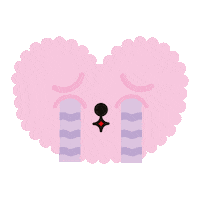 Sad Teddy Bear Sticker by please bear with