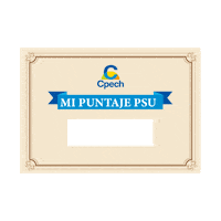 psu diploma Sticker by Preuniversitario Cpech