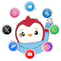 Youtube Instagram Sticker by Pudgy Penguins