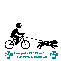 Canicross Sticker by Europeanpetpharmacy