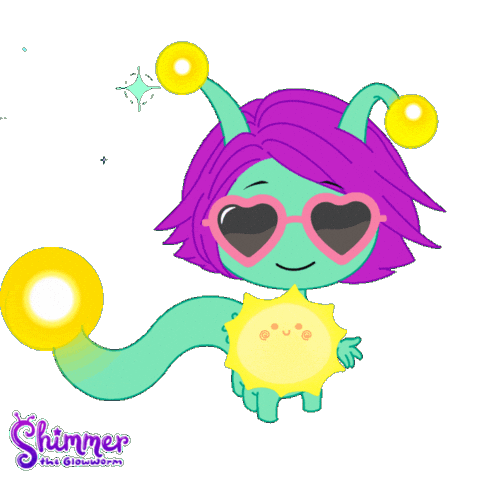 Summer Glow Sticker by ShimmertheGlowworm
