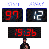 12 Away Sticker