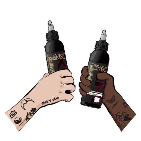 Tattoo Artist Sticker by Kwadron