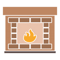 Kaminofen Sticker by Wolfshöher Tonwerke