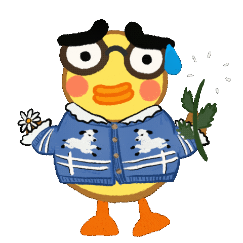 claratan122 giphyupload duck sweat daisy Sticker