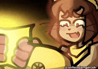 Happy Glitch GIF