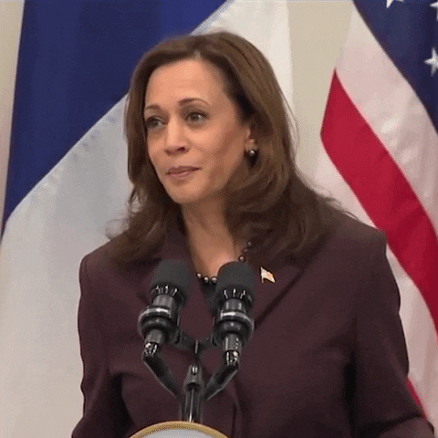 Kamala Harris Reaction GIF by The Democrats