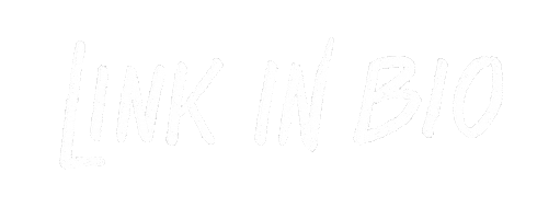 Link In Bio Hand Lettering Sticker