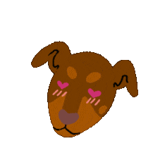 Dog Love Sticker