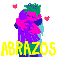 Hugging Hug Sticker