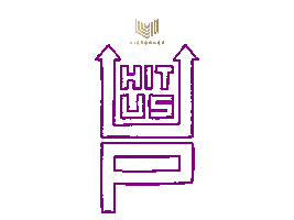 Reach Out Hit Me Up Sticker by Victorage Inc