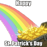Sliding St Patricks Day Sticker by birb