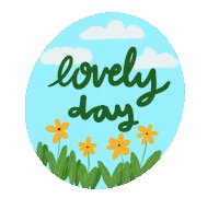 Good Day Flower Sticker by Demic