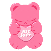 My Love Pink Sticker