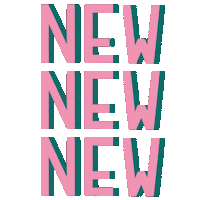 Something New Pink Sticker