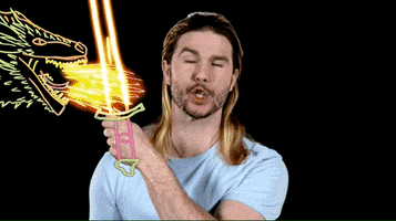 becausescience game of thrones nerdist swords kyle hill GIF