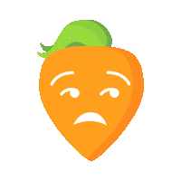 Emoji Carrot Sticker by perfectlyfree®