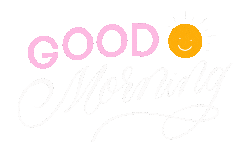 Good Morning Smile Sticker by Threeologie