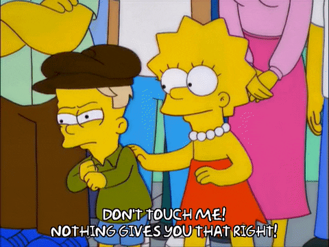 angry lisa simpson GIF