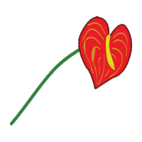 beauty flower Sticker by Rollover Reaction