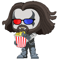 Glasses Popcorn Sticker by DC