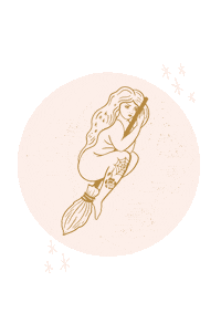Full Moon Halloween Sticker by Kirbee Lawler
