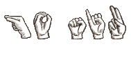 American Sign Language Asl Sticker by SIU Student Center