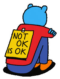 Is Ok Mental Health Sticker by aryamularama