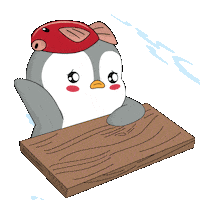 Penguin Help Sticker by Pudgy Penguins