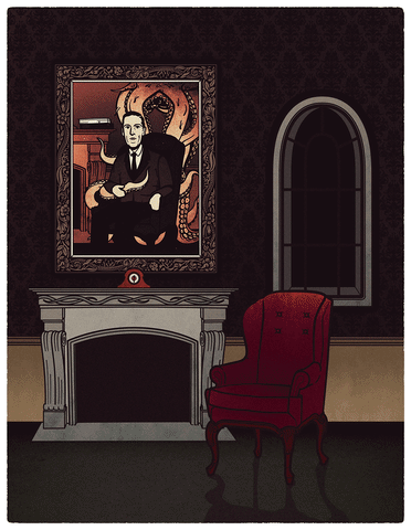 horror illustration GIF