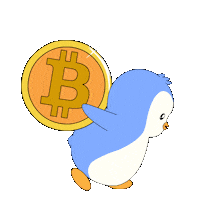 Crypto Carrying Sticker by Pudgy Penguins