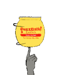 Happy Hour Basketball Sticker by BuzzBallz