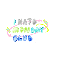 Monday Ilovemyself Sticker